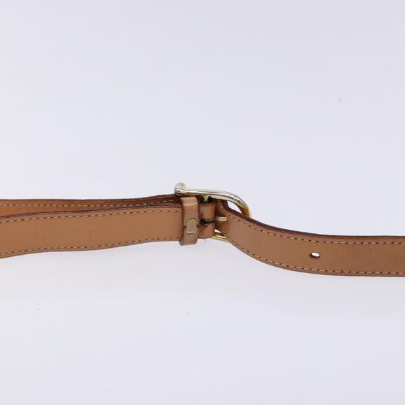 CELINE Macadam Canvas Circle Shoulder Bag Pvc Leather Brown Gold - Picture 8 of 12